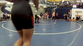 110 lbs. Champ. Round 1 - Kadance Coffin, Parkway South vs Gigi Linhorst, Edwardsville (H.S.)