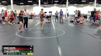 96 lbs Round 3 (4 Team) - Henry Paster, Mat Warriors Red vs Tyler Carruthers, Mat Warriors Blue