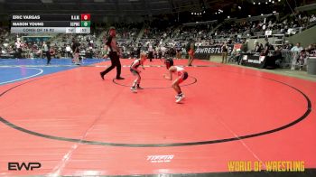 43 lbs Consi Of 16 #2 - Eric Vargas, R.A.W. vs Mason Young, South Central Punisher Wrestling Club