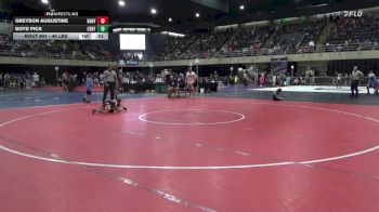 44 lbs Quarterfinal - Greyson Augustine, Danville vs Boyd Pick, Centre Hall