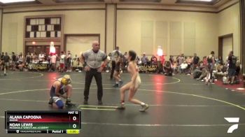 101/107 Round 1 - Noah Lewis, McDonald Wrestling Academy vs Alana Capogna, Razor