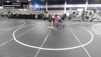190 lbs Semifinal - Leonidas Jacob Garcia, Dark Horse WC vs Aaron Salinas, El Rancho HS