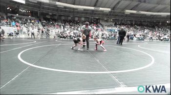 83 lbs Round Of 32 - Kane Radford, Redskins Wrestling Club vs Ember Bloxham, Salina Wrestling Club