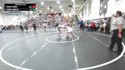 215 lbs Cons. Round 5 - Jason Perez, Santa Margarita vs Larry Baer Iii, Quartz Hill