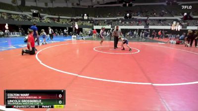 National 3-5 68 Semifinal - Colton Warf, Smithfield Youth Wrestling vs Lincoln Grosskreuz, Williamsburg Wrestling Club