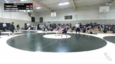 95 lbs Cons. Round 2 - Tiago Cardoza, Durham Wrestling Club vs Emmett Lopez, Vacaville Wrestling Club