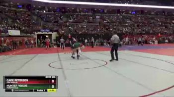 D3-144 lbs Cons. Round 3 - Hunter Vogus, Monroeville vs Cade Petersen, Oak Harbor