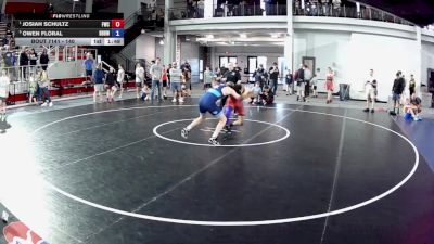 140 lbs Semis - Josiah Schultz, Floyd Wrestling Club vs Owen Floral, Built By Brunson Wrestling