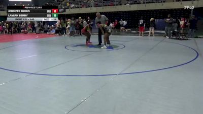 140 lbs Final - Jennifer Djobo, Greenbelt vs Lamiah Berry, Galloway