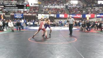 A - 138 lbs Cons. Round 2 - Jaiden Moreland, Laurel vs Cameron Beall, Hamilton