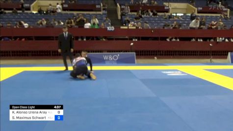 Kenneth Alonso Urena Araya vs S. Maximus Schwartz 2024 Pan IBJJF Jiu-Jitsu No-Gi Championship