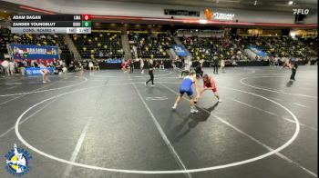 150 lbs Cons. Round 4 - Zander Youngblut, Don Bosco vs Adam Bagan, Linn-Mar