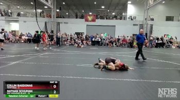 84 lbs Round 4 (6 Team) - Nathan Schuman, Mat Assassins Black vs Collin Bagdonas, Team Ohio