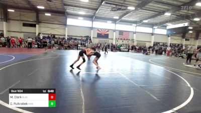 95 lbs Consi Of 8 #2 - Mason Clark, BlackCat WC vs Carson Pulkrabek, Horizon