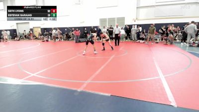 C-138 lbs Consi Of 16 #1 - Seth Lyons, WV vs Estevan Barajas, OH