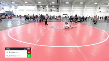 130 lbs Consi Of 4 - Kolton Bradeen, Wrestlers Way vs Alexander Harriman, Massabesic ME