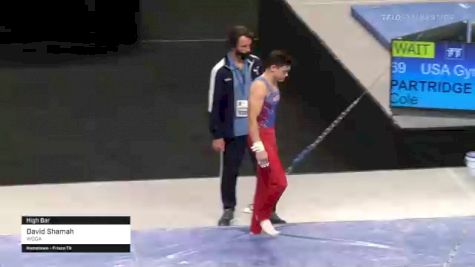 David Shamah - High Bar, WOGA - 2021 US Championships