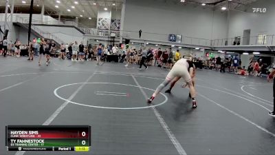 150 lbs Placement (4 Team) - Ty Fahnestock, D3 Training Center vs Hayden Sims, Clinic Wrestling