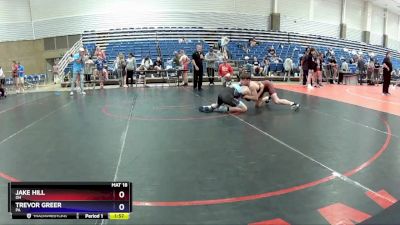 138 lbs Cons. Round 3 - Jake Hill, OH vs Trevor Greer, PA