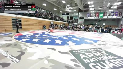 113 lbs Semis & 1st Wb (8 Team) - Kiptyn Schaefers, Parkston vs Braylen Williams, Stanley County