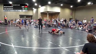 60 lbs Round 5 (6 Team) - Van Sparrow, Elevate WC vs Milan Bassiri, NC National Team White