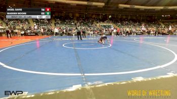 61 lbs Consi Of 8 #2 - Aksel Davis, Tahlequah Wrestling Club vs Madden Moore, Keystone Wrestling Club