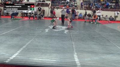 65_B lbs Round Of 32 - Mattis Goldsmith, Dallastown vs Lucas Rubish, Frazier