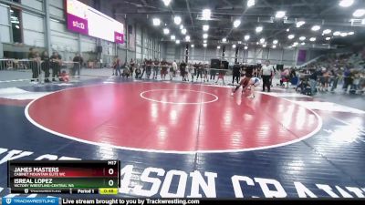 117 lbs Cons. Round 2 - Isreal Lopez, Victory Wrestling-Central WA vs James Masters, Cabinet Mountain Elite WC