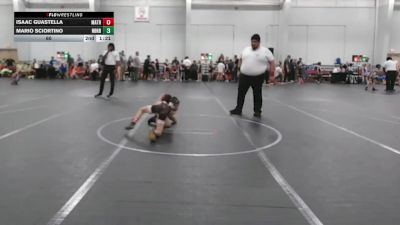 60 lbs Round 1 (8 Team) - Mario Sciortino, Neighborhood Wrestling vs Isaac Guastella, Mat Assassins Red