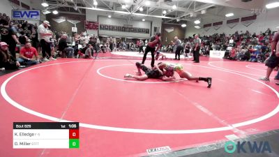 88 lbs Quarterfinal - Kale Elledge, F-5 Grappling vs Dylan Miller, Standfast