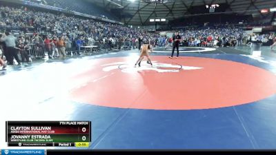 108 lbs 7th Place Match - Clayton Sullivan, Askeo International Mat Club vs Jovanny Estrada, Wrestling Club Tacoma Slam