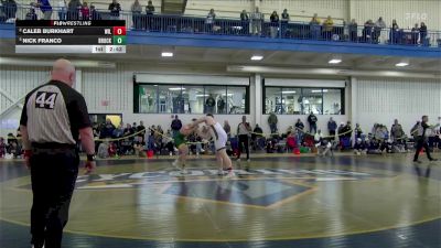 285 lbs Semifinal - Nick Franco, Brockport vs Caleb Burkhart, Wilkes