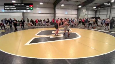 262-295 lbs Round 1 - Miles Clinger, Laramie vs Javier Angel, Central