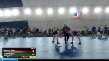 163 lbs Cons. Round 3 - Dustin Piehl, Michigan West Wrestling Club vs Griffin Ison, Brownsburg