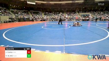 49 lbs Round Of 16 - Jason Easley, Choctaw Ironman Youth Wrestling vs ROWDY BLAKE, R.A.W.