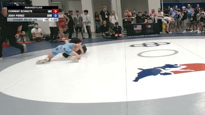 52 kg Champ. Rd Of 128 - Conway Schulte, Grindhouse Wrestling Club vs Josh Perez, Connecticut
