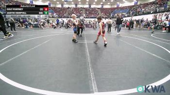 49 lbs Consi Of 8 #2 - Colt Fortney, Comanche Takedown Club vs Jaistin Hemphill, Noble Takedown Club