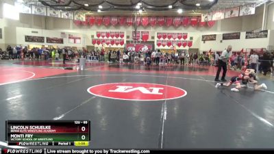 85 lbs Champ. Round 2 - Lincoln Schuelke, Berge Elite Wrestling Academy vs Monti Fry, Victory School Of Wrestling