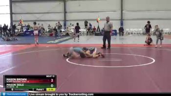 64 lbs Round 4 - Mason Brown, NCWAY National Team vs Mason Sigle, PA White