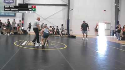 95 lbs Rr Rnd 6 - Zack Woll, Gold Medal WC - BHS vs Brady Genard, Roundtree Wrestling Academy - BHS