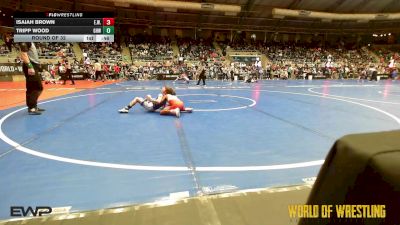 61 lbs Round Of 32 - Isaiah Brown, Elgin Wrestling vs Tripp Wood, Greater Heights Wrestling