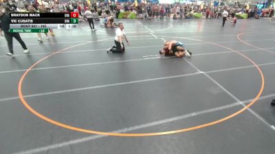 165 lbs Champ. Round 3 - Braydon Mack, Unattached vs Vic Cusatis, Unattached