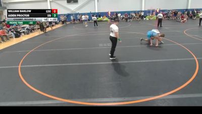 165 lbs Champ. Round 3 - Aiden Proctor, Unattached vs William Barlow, Ground Zero Wrestling Club