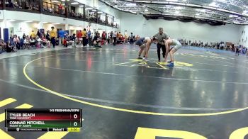 141 Freshman/Soph Quarterfinal - Connar Mitchell, Mount St Joseph vs Tyler Beach, Trine University