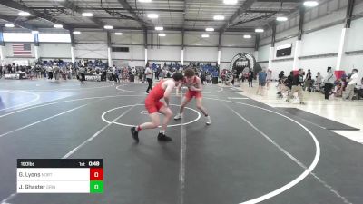 190 lbs 5th Place - Grady Lyons, North Valley RTC vs Justus Ghaster, Grindhouse WC