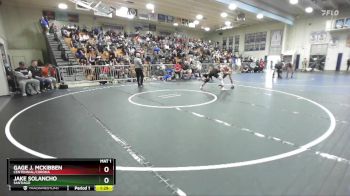 132 lbs Champ. Round 2 - Gage J. McKibben, Centennial/Corona vs Jake Solancho, Santiago