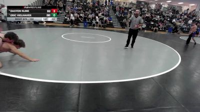 132 lbs Cons. Round 4 - Daxton Kline, Har-Ber vs Eric Vielhauer, Bobcat Wrestling Club
