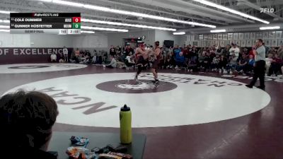 157 lbs Semifinal - Cole Dummer, Augsburg vs Gunner Hostetter, MSU Moorhead