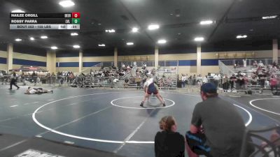 155 lbs Consi Of 8 #2 - Hailee Orgill, Deer Park Iron Man vs Rossy Parra, Lvl 5 Wrestling