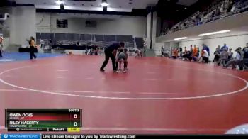 88 lbs Quarterfinals (8 Team) - Owen Ochs, Becker vs Riley Hagerty, Holdingford